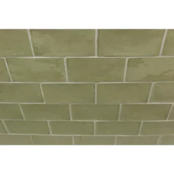 Catalina Kale 3 in. x 6 in. Polished Ceramic Subway Wall Tile (5.38 sq.ft./case) by Ivy Hill Tile -The Elite Tile Sales Store kale ivy hill tile ceramic tile ext3rd101723 44 1000