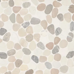 Countryside Sliced Round 11.81 in. x 11.81 in. Light Blend Floor and Wall Mosaic (0.97 sq. ft. / sheet) by Ivy Hill Tile -The Elite Tile Sales Store light blend ivy hill tile mosaic tile ext3rd105054 1f 1000