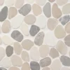 Countryside Sliced Round 11.81 in. x 11.81 in. Light Blend Floor and Wall Mosaic (0.97 sq. ft. / sheet) by Ivy Hill Tile