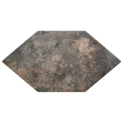 Merci Hex Magma 6.69 in. x 12.99 in. Matte Porcelain Floor and Wall Tile (8.39 sq. ft./Case) by Ivy Hill Tile -The Elite Tile Sales Store magma ivy hill tile porcelain tile ext3rd106330 4f 1000