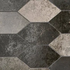 Merci Hex Magma 6.69 in. x 12.99 in. Matte Porcelain Floor and Wall Tile (8.39 sq. ft./Case) by Ivy Hill Tile -The Elite Tile Sales Store magma ivy hill tile porcelain tile ext3rd106330 c3 1000