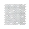 Crystal Ice Metallic 11.875 in. x 11.875 in. Interlocking Mixed Glass and Metal Mosaic Tile (9.79 sq. ft./Case) by Jeffrey Court 1 Crystal Ice Metallic 11.875 in. x 11.875 in. Interlocking Mixed Glass and Metal Mosaic Tile (9.79 sq. ft./Case) by Jeffrey Court -The Elite Tile Sales Store metallic jeffrey court glass tile 99350 64 1000