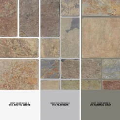 Rust Block Medley 11.75 in. x 11.75 in. Slate Wall and Floor Mosaic Tile (0.938 sq. ft./Each) by Jeffrey Court 11 Rust Block Medley 11.75 in. x 11.75 in. Slate Wall and Floor Mosaic Tile (0.938 sq. ft./Each) by Jeffrey Court -The Elite Tile Sales Store multi color jeffrey court mosaic tile 99124 1d 1000