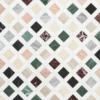 Lula Multicolor 11.92 in. x 11.92 in. Polished Marble Floor and Wall Tile (0.98 sq. ft./Each) by Ivy Hill Tile
