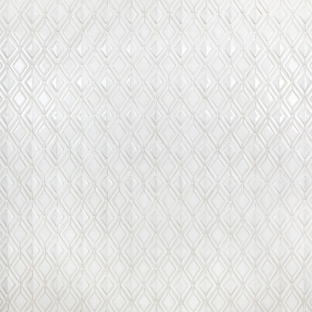 Delphi Jewel Natural White 12 in. x 16 in. Polished Ceramic Mosaic Tile (1.19 sq. ft./Sheet) by Ivy Hill Tile 5 Delphi Jewel Natural White 12 in. x 16 in. Polished Ceramic Mosaic Tile (1.19 sq. ft./Sheet) by Ivy Hill Tile - Image 3