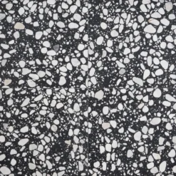 Terra Italia Nero 23.62 in. x 23.62 in. Honed Marble Terrazzo Floor and Wall Tile (3.87 sq. ft./Each) by Ivy Hill Tile