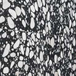 Terra Italia Nero 23.62 in. x 23.62 in. Honed Marble Terrazzo Floor and Wall Tile (3.87 sq. ft./Each) by Ivy Hill Tile -The Elite Tile Sales Store nero ivy hill tile marble tile ext3rd106974 fa 1000