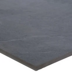Copley Nero 24 in. x 24 in. x 10mm Matte Stone Look Porcelain Floor and Wall Tile (4-piece / 15.49 sq. ft. / box) by Ivy Hill Tile -The Elite Tile Sales Store nero ivy hill tile porcelain tile ext3rd101304 44 1000