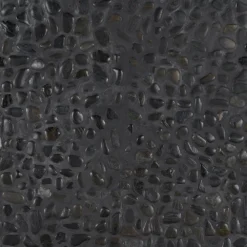 3D Pebble Rock Jet Black 12 in. x 12 in. x 10 mm Marble Mosaic Floor and Wall Tile by Ivy Hill Tile -The Elite Tile Sales Store obsidian black ivy hill tile marble tile ext3rd100679 c3 1000