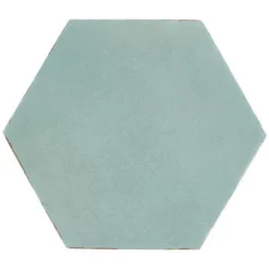 Alexandria 5.5 in. x 6 in. Ocean Blue Porcelain Floor and Wall Tile (5.38 sq. ft. / case) by Ivy Hill Tile