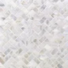 Pacific White Herringbone 11.81 in. x 11.81 in. Pearl Shell Mosaic Tile by Ivy Hill Tile -The Elite Tile Sales Store pearl ivy hill tile glass tile ext3rd102056 64 1000