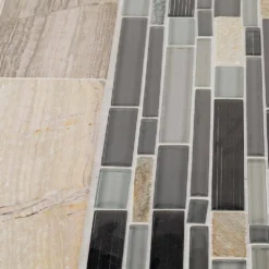 Platinum Pearl Pencil 10.625 in. x 12 in. Interlocking Quartz and Glass Mosaic Tile (8.85 sq. ft./Case) by Jeffrey Court 10 Platinum Pearl Pencil 10.625 in. x 12 in. Interlocking Quartz and Glass Mosaic Tile (8.85 sq. ft./Case) by Jeffrey Court -The Elite Tile Sales Store pearl jeffrey court mosaic tile 99602 a0 1000