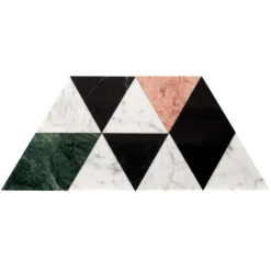 Prisma Pink 13.5 in. x 7.75 in. Polished Marble Floor and Wall Tile (0.73 sq. ft./Each) by Ivy Hill Tile 13 Prisma Pink 13.5 in. x 7.75 in. Polished Marble Floor and Wall Tile (0.73 sq. ft./Each) by Ivy Hill Tile -The Elite Tile Sales Store pink ivy hill tile marble tile ext3rd101453 4f 1000