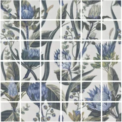 Angela Harris Native Protea 7.87 in. x 7.87 in. Matte Porcelain Floor and Wall Mural Tile (15.49 sq. ft./Case) by Ivy Hill Tile -The Elite Tile Sales Store protea ivy hill tile porcelain tile ext3rd107937 44 1000