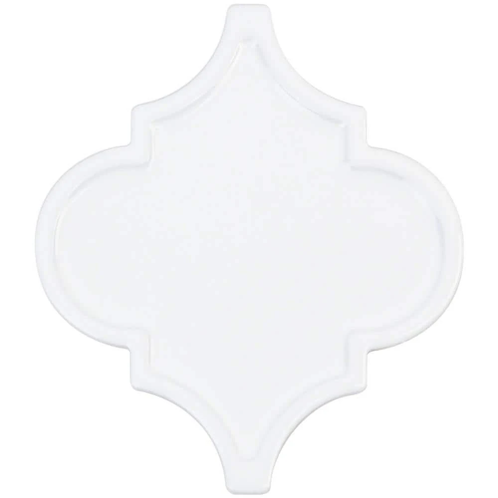 Vintage Lantern White 6-1/4 in. x 7-1/4 in. Ceramic Wall Tile (4.8 sq. ft./Box) by Ivy Hill Tile 9 Vintage Lantern White 6-1/4 in. x 7-1/4 in. Ceramic Wall Tile (4.8 sq. ft./Box) by Ivy Hill Tile - Image 7