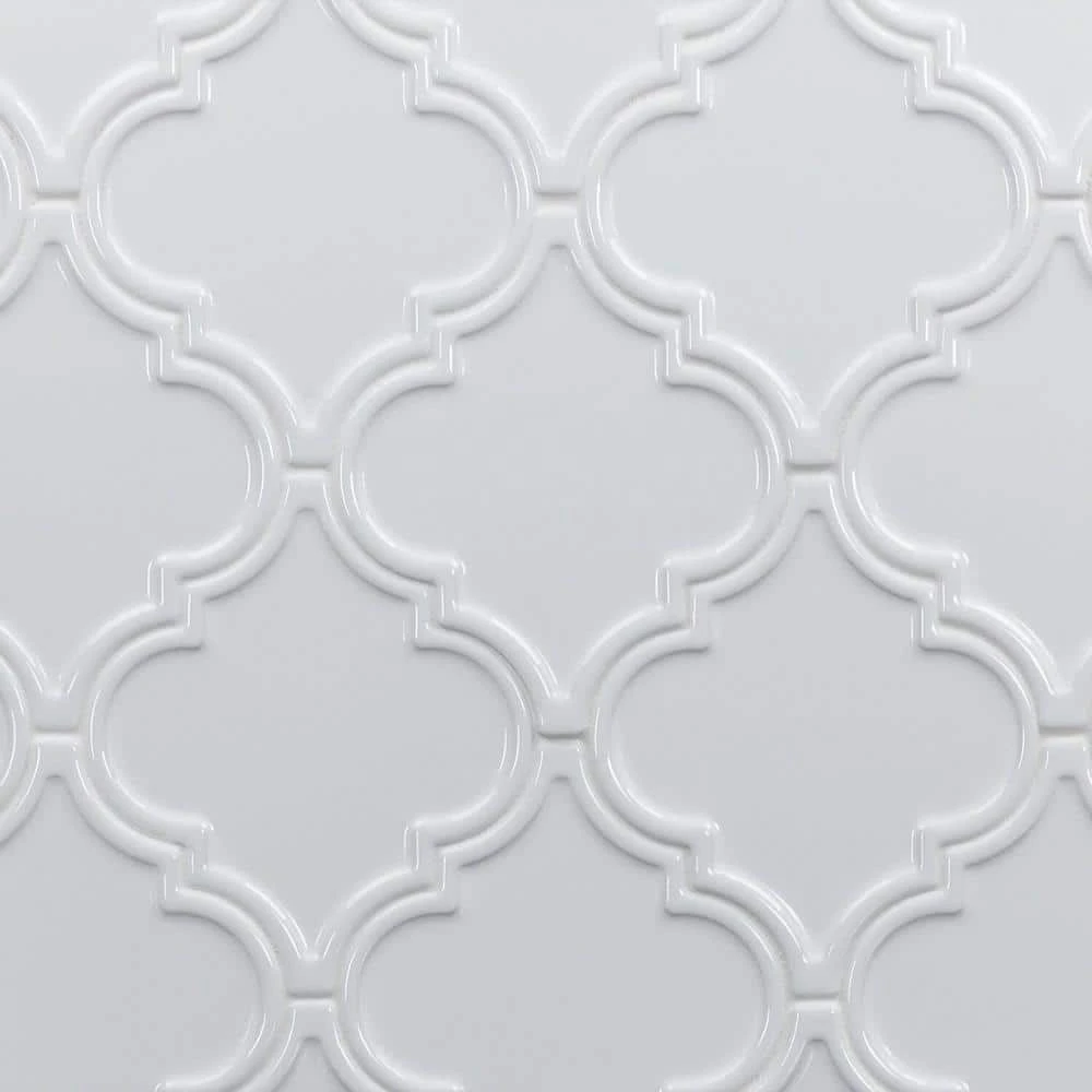 Vintage Lantern White 6-1/4 in. x 7-1/4 in. Ceramic Wall Tile (4.8 sq. ft./Box) by Ivy Hill Tile 7 Vintage Lantern White 6-1/4 in. x 7-1/4 in. Ceramic Wall Tile (4.8 sq. ft./Box) by Ivy Hill Tile - Image 5