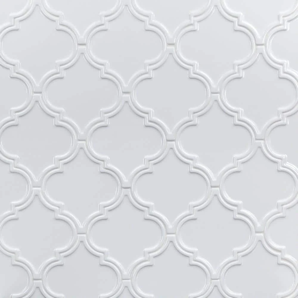 Vintage Lantern White 6-1/4 in. x 7-1/4 in. Ceramic Wall Tile (4.8 sq. ft./Box) by Ivy Hill Tile 5 Vintage Lantern White 6-1/4 in. x 7-1/4 in. Ceramic Wall Tile (4.8 sq. ft./Box) by Ivy Hill Tile - Image 3