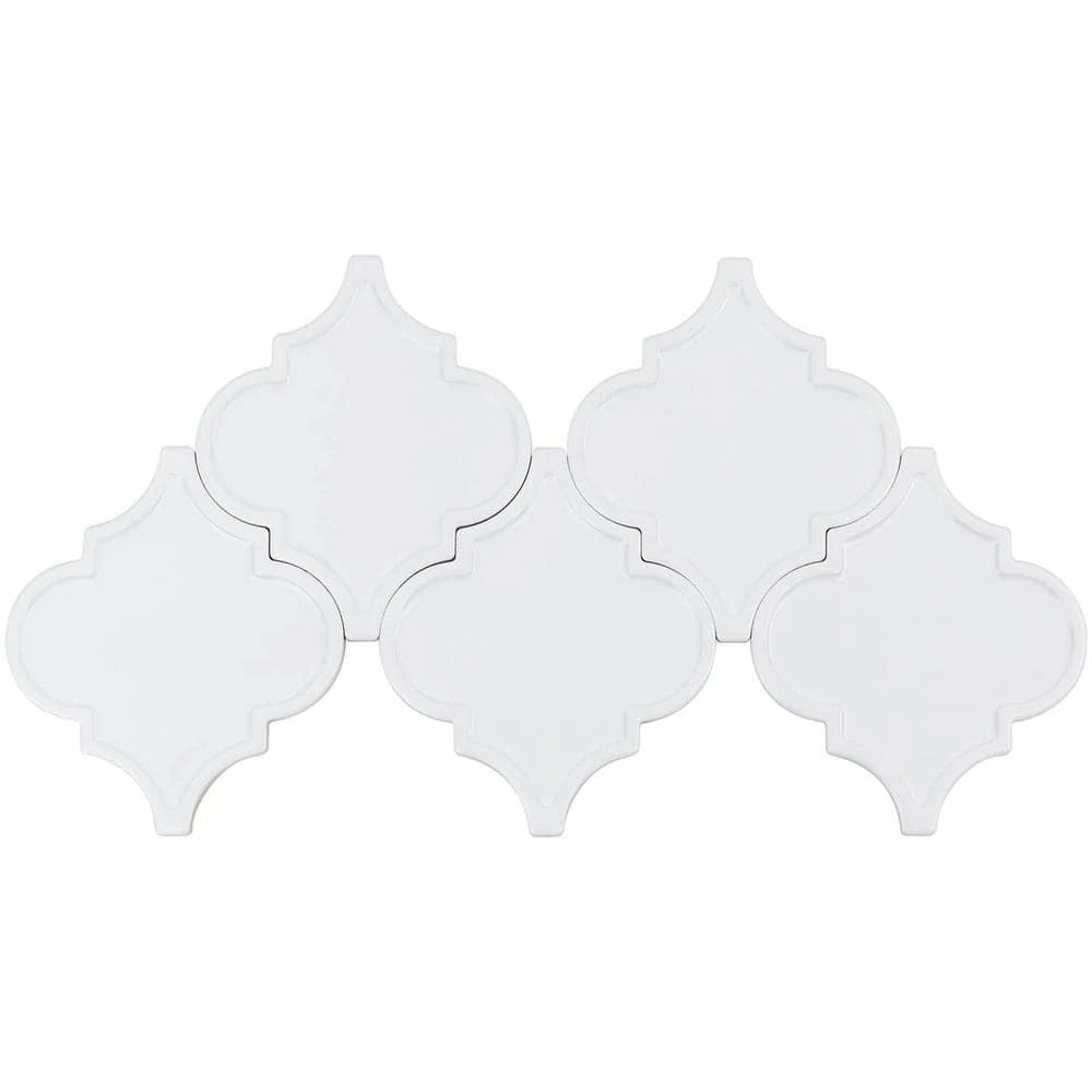 Vintage Lantern White 6-1/4 in. x 7-1/4 in. Ceramic Wall Tile (4.8 sq. ft./Box) by Ivy Hill Tile 8 Vintage Lantern White 6-1/4 in. x 7-1/4 in. Ceramic Wall Tile (4.8 sq. ft./Box) by Ivy Hill Tile - Image 6