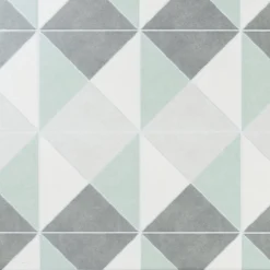 Anya Sage Diamond Square 9 in. x 9 in. Matte Porcelain Floor and Wall Tile (10.76 sq. ft./Case) by Ivy Hill Tile