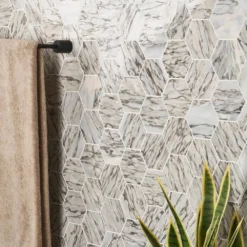 Alia Salazar 11.5 in. x 13.97 in. Polished Marble Mosaic Tile (0.87 sq. ft./Each) by Ivy Hill Tile -The Elite Tile Sales Store salazar ivy hill tile marble tile ext3rd107433 1f 1000