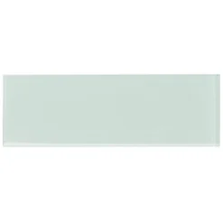 Contempo Seafoam 4 in. x 12 in. x 8mm Polished Glass Subway Wall Tile (1 sq. ft.) (15 pieces 5 sq.ft/Box) by Ivy Hill Tile -The Elite Tile Sales Store seafoam ivy hill tile glass tile ext3rd100927 4f 1000