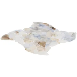 Hydra Frosted Seaglass 11.81 x 11.81 Glass Mosaic (0.97 sq. ft. per sheet) by Ivy Hill Tile -The Elite Tile Sales Store seaglass ivy hill tile glass tile ext3rd105099 fa 1000