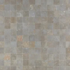 Voyager 2 in. x 2 in. Gray Metal Look Porcelain Mosaic Floor and Wall Tile by Ivy Hill Tile