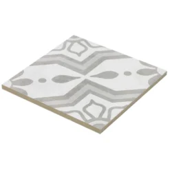 Sintra Silver Sky Encaustic 9 in. x 9 in. x 10mm Mate Porcelain Floor and Wall Tile (20 pieces / 10.65 sq. ft. / box) by Ivy Hill Tile -The Elite Tile Sales Store silver sky ivy hill tile porcelain tile ext3rd101333 1d 1000