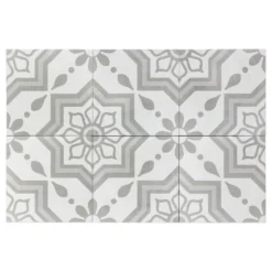 Sintra Silver Sky Encaustic 9 in. x 9 in. x 10mm Mate Porcelain Floor and Wall Tile (20 pieces / 10.65 sq. ft. / box) by Ivy Hill Tile -The Elite Tile Sales Store silver sky ivy hill tile porcelain tile ext3rd101333 4f 1000