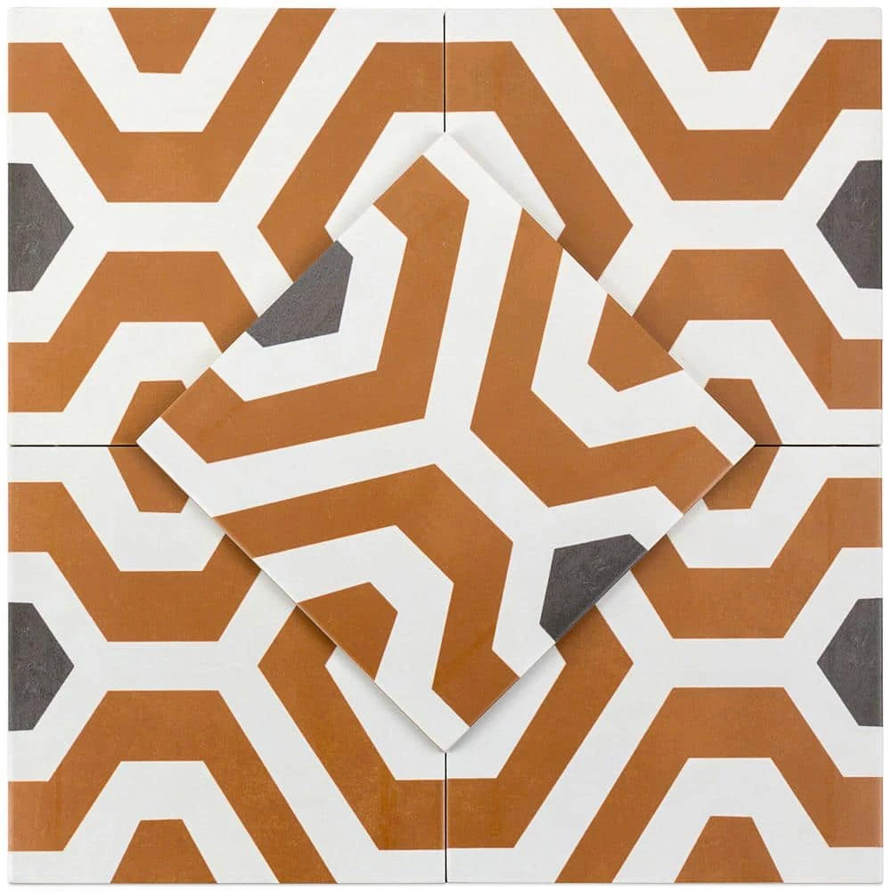 Anabella Soumaya 9 in. x 9 in. Matte Porcelain Floor and Wall Tile (10.76 sq. ft. / box) by Ivy Hill Tile 6 Anabella Soumaya 9 in. x 9 in. Matte Porcelain Floor and Wall Tile (10.76 sq. ft. / box) by Ivy Hill Tile - Image 4