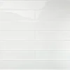 Contempo Vista Bright White 2 in. x 16 in. Polished Subway Glass Wall Tile by Ivy Hill Tile -The Elite Tile Sales Store super white ivy hill tile glass tile ext3rd101565 64 1000