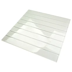 Contempo Vista Bright White 2 in. x 16 in. Polished Subway Glass Wall Tile by Ivy Hill Tile -The Elite Tile Sales Store super white ivy hill tile glass tile ext3rd101565 66 1000