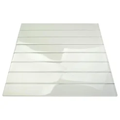 Contempo Vista Bright White 2 in. x 16 in. Polished Subway Glass Wall Tile by Ivy Hill Tile -The Elite Tile Sales Store super white ivy hill tile glass tile ext3rd101565 76 1000