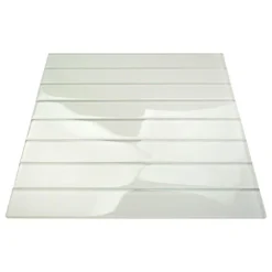 Contempo Vista Bright White 2 in. x 16 in. Polished Subway Glass Wall Tile by Ivy Hill Tile -The Elite Tile Sales Store super white ivy hill tile glass tile ext3rd101565 77 1000