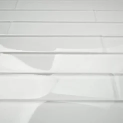 Contempo Vista Bright White 2 in. x 16 in. Polished Subway Glass Wall Tile by Ivy Hill Tile -The Elite Tile Sales Store super white ivy hill tile glass tile ext3rd101565 fa 1000