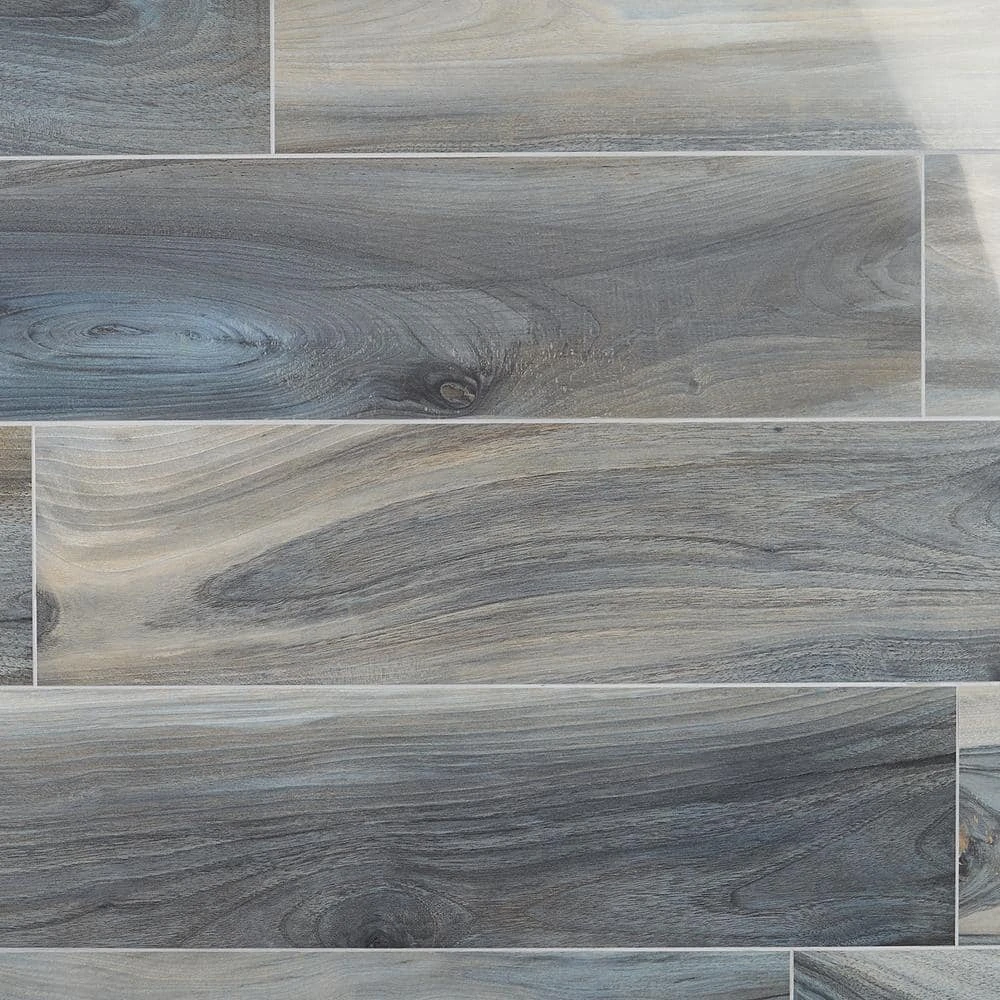 Rio Tiger Blue 8 in. x 48 in. Polished Porcelain Floor and Wall Tile ( 15.49 sq. ft.) by Ivy Hill Tile 12 Rio Tiger Blue 8 in. x 48 in. Polished Porcelain Floor and Wall Tile ( 15.49 sq. ft.) by Ivy Hill Tile - Image 10