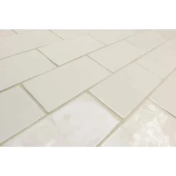 Catalina Vanilla 3 in. x 6 in. Polished Ceramic Subway Wall Tile (5.38 sq. ft./case) by Ivy Hill Tile -The Elite Tile Sales Store vanilla ivy hill tile ceramic tile ext3rd101720 44 1000