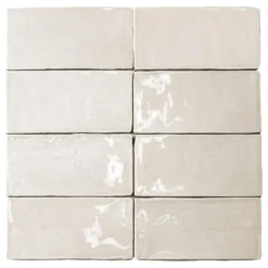 Catalina Vanilla 3 in. x 6 in. Polished Ceramic Subway Wall Tile (5.38 sq. ft./case) by Ivy Hill Tile -The Elite Tile Sales Store vanilla ivy hill tile ceramic tile ext3rd101720 4f 1000