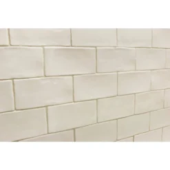 Catalina Vanilla 3 in. x 6 in. Polished Ceramic Subway Wall Tile (5.38 sq. ft./case) by Ivy Hill Tile -The Elite Tile Sales Store vanilla ivy hill tile ceramic tile ext3rd101720 c3 1000