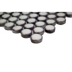 Bliss Edged Penny Vintage White 11.49 in. x 12.32 in. Polished Ceramic Floor and Wall Mosaic Tile (0.98 Sq. Ft./Each) by Ivy Hill Tile 13 Bliss Edged Penny Vintage White 11.49 in. x 12.32 in. Polished Ceramic Floor and Wall Mosaic Tile (0.98 Sq. Ft./Each) by Ivy Hill Tile -The Elite Tile Sales Store vintage white ivy hill tile ceramic tile ext3rd104458 44 1000