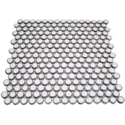 Bliss Edged Penny Vintage White 11.49 in. x 12.32 in. Polished Ceramic Floor and Wall Mosaic Tile (0.98 Sq. Ft./Each) by Ivy Hill Tile 12 Bliss Edged Penny Vintage White 11.49 in. x 12.32 in. Polished Ceramic Floor and Wall Mosaic Tile (0.98 Sq. Ft./Each) by Ivy Hill Tile -The Elite Tile Sales Store vintage white ivy hill tile ceramic tile ext3rd104458 4f 1000