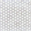 Bliss Edged Penny Vintage White 11.49 in. x 12.32 in. Polished Ceramic Floor and Wall Mosaic Tile (0.98 Sq. Ft./Each) by Ivy Hill Tile