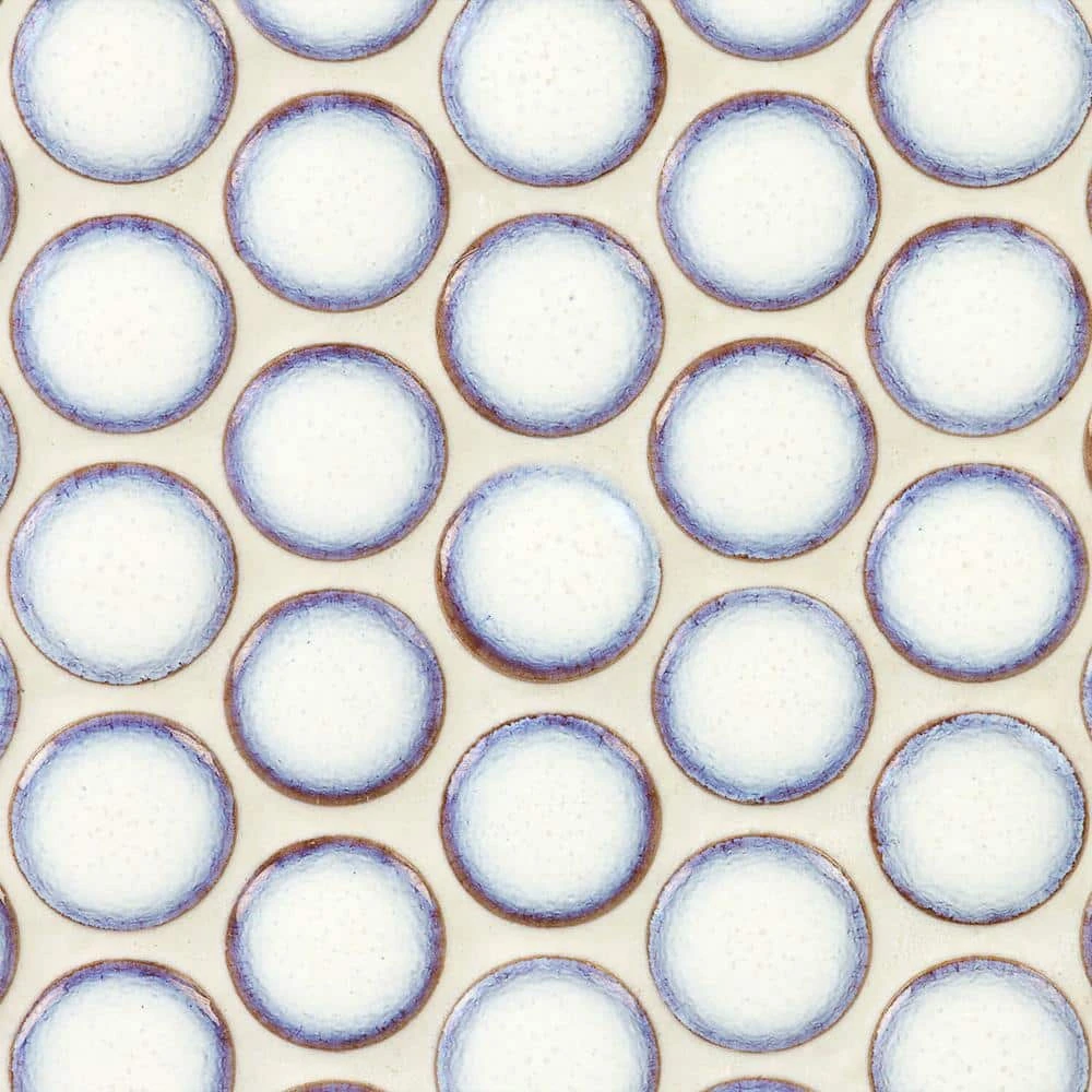 Bliss Edged Penny Vintage White 11.49 in. x 12.32 in. Polished Ceramic Floor and Wall Mosaic Tile (0.98 Sq. Ft./Each) by Ivy Hill Tile 9 Bliss Edged Penny Vintage White 11.49 in. x 12.32 in. Polished Ceramic Floor and Wall Mosaic Tile (0.98 Sq. Ft./Each) by Ivy Hill Tile - Image 7