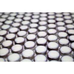 Bliss Edged Penny Vintage White 11.49 in. x 12.32 in. Polished Ceramic Floor and Wall Mosaic Tile (0.98 Sq. Ft./Each) by Ivy Hill Tile 14 Bliss Edged Penny Vintage White 11.49 in. x 12.32 in. Polished Ceramic Floor and Wall Mosaic Tile (0.98 Sq. Ft./Each) by Ivy Hill Tile -The Elite Tile Sales Store vintage white ivy hill tile ceramic tile ext3rd104458 fa 1000