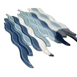 Flow Wave 12 in. x 11-1/2 in. Glass and Marble Mosaic Tile by Ivy Hill Tile 11 Flow Wave 12 in. x 11-1/2 in. Glass and Marble Mosaic Tile by Ivy Hill Tile -The Elite Tile Sales Store wave ivy hill tile glass tile ext3rd104811 1f 1000