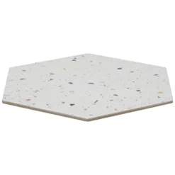 Malati White Confetti 12.5 in. x 14.5 in. Matte Porcelain Hexagon Floor and Wall Tile (10.51 sq. ft./Case) by Ivy Hill Tile 15 Malati White Confetti 12.5 in. x 14.5 in. Matte Porcelain Hexagon Floor and Wall Tile (10.51 sq. ft./Case) by Ivy Hill Tile -The Elite Tile Sales Store white confetti ivy hill tile porcelain tile ext3rd105939 1f 1000