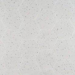 Malati White Confetti 12.5 in. x 14.5 in. Matte Porcelain Hexagon Floor and Wall Tile (10.51 sq. ft./Case) by Ivy Hill Tile