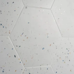 Malati White Confetti 12.5 in. x 14.5 in. Matte Porcelain Hexagon Floor and Wall Tile (10.51 sq. ft./Case) by Ivy Hill Tile 18 Malati White Confetti 12.5 in. x 14.5 in. Matte Porcelain Hexagon Floor and Wall Tile (10.51 sq. ft./Case) by Ivy Hill Tile -The Elite Tile Sales Store white confetti ivy hill tile porcelain tile ext3rd105939 76 1000