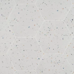 Malati White Confetti 12.5 in. x 14.5 in. Matte Porcelain Hexagon Floor and Wall Tile (10.51 sq. ft./Case) by Ivy Hill Tile 17 Malati White Confetti 12.5 in. x 14.5 in. Matte Porcelain Hexagon Floor and Wall Tile (10.51 sq. ft./Case) by Ivy Hill Tile -The Elite Tile Sales Store white confetti ivy hill tile porcelain tile ext3rd105939 fa 1000