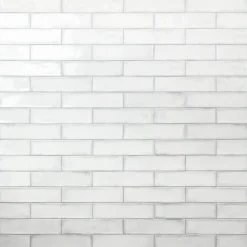 Moze White 3 in. x 12 in. 9 mm Ceramic Wall Tile (22-Piece) (5.38 sq. ft./ Box) by Ivy Hill Tile